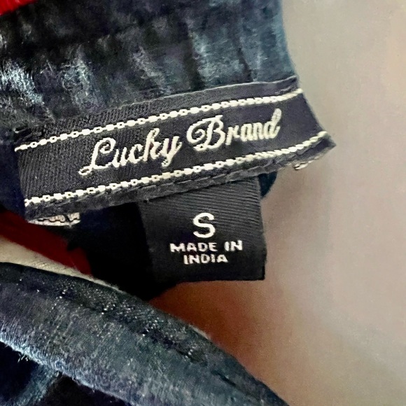 Lucky Brand Women's Tossed Leaf Maxi Dress‎ size Small - Picture 8 of 10